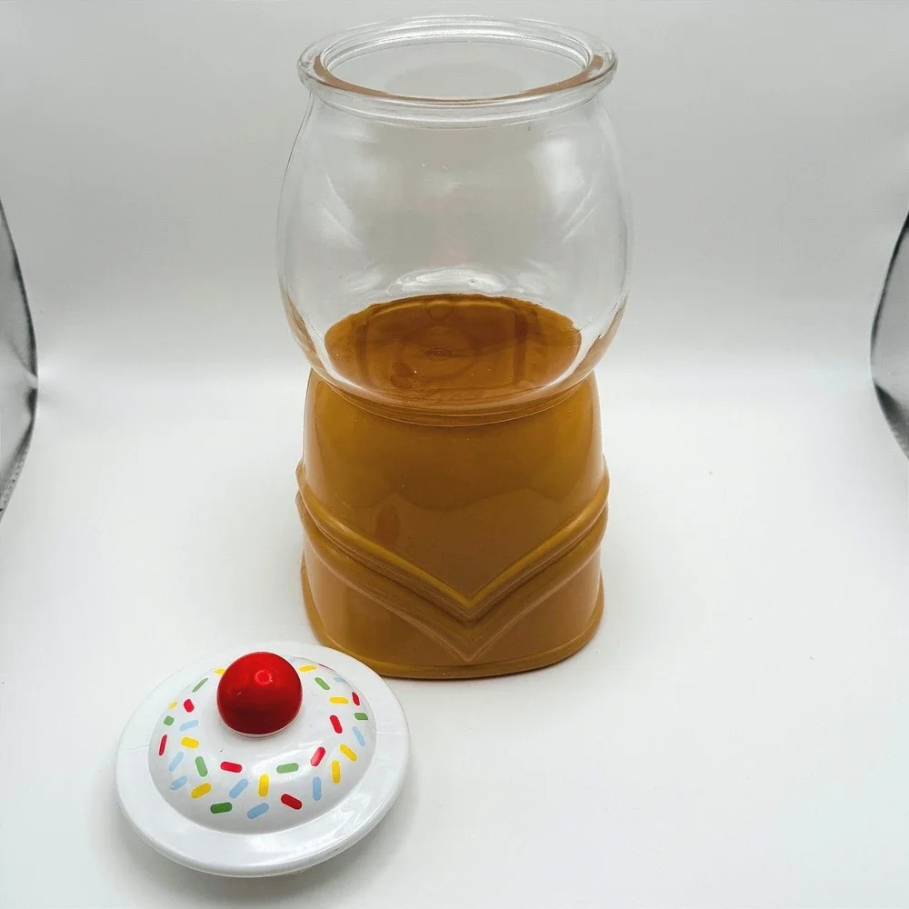 Target Gumball Machine Cookie Jar Candy Canister 25¢ Glass Nostalgic Retro